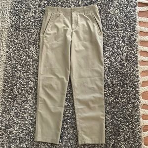 under Armour Boys Khaki Lightweight Pants Size 12
